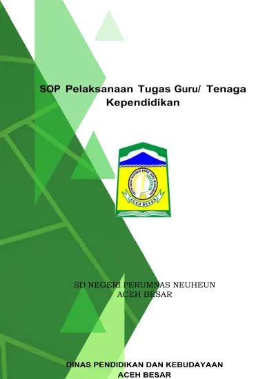 Sop Pelaksanaan Tugas Guru Tenaga Kependidikan 3192