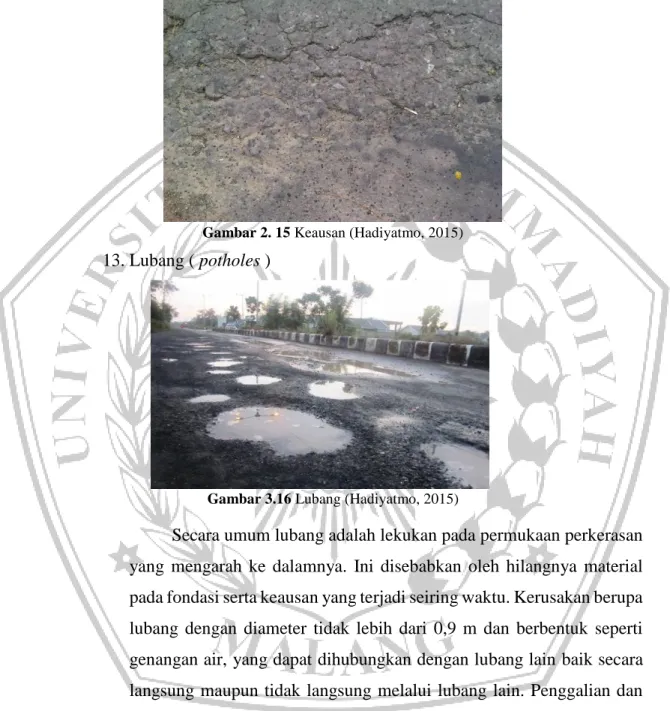Gambar 2. 15 Keausan (Hadiyatmo, 2015) 