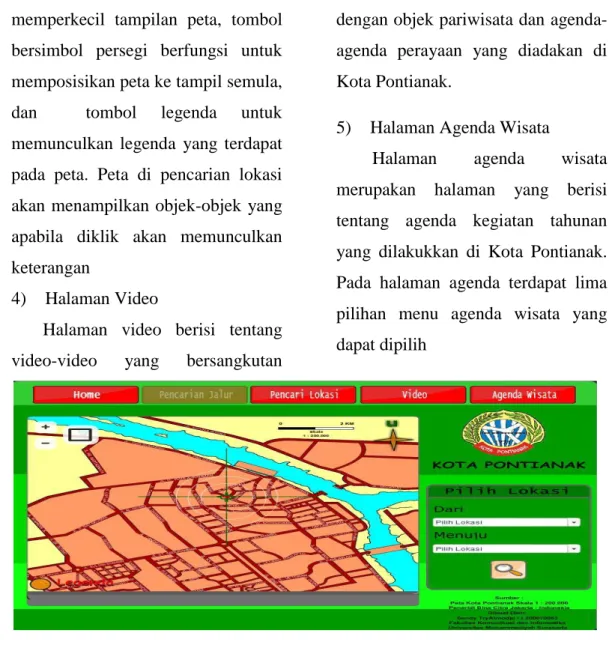 Gambar 3. Tampilan Aplikasi Peta  KESIMPULAN DAN SARAN 