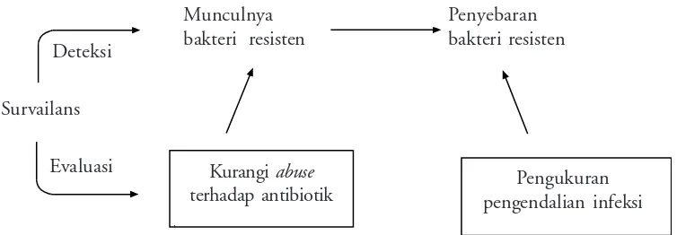 Gambar 1.Gambar 1.Gambar 1. Gambar 1.Gambar 1.Mendeteksi resistensi bakteri melalui survailans