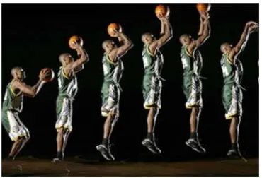 Gambar 6. Gerakan shootingSumber:http://www. bolabasketinstructables.com/id/How-to-shoot-a-basketball-3/.