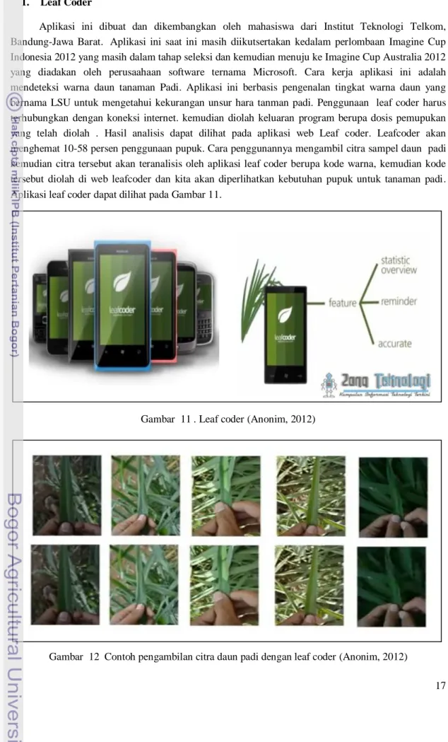 Gambar  11 . Leaf coder (Anonim, 2012) 
