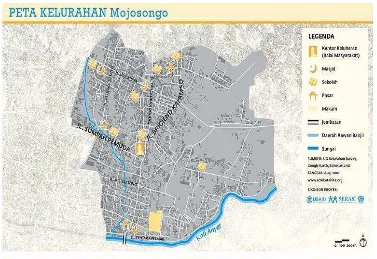 Gambar 4.I Peta Kelurahan Mojosongo Surakarta 
