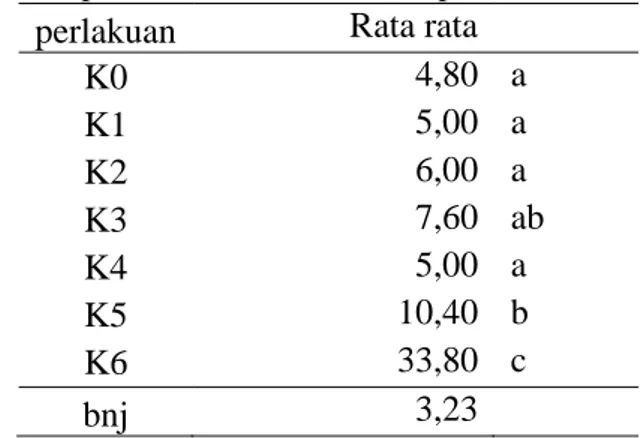 Tabel  6.  Rerata  pengaruh  bakteri  laktobacilus  dan  air  leri  terhadap  pertumbuhan  dan produksi tanaman tomat pada Berat konsumsi