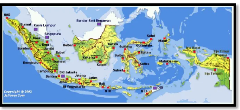 Gambar 1. Peta Indonesia 