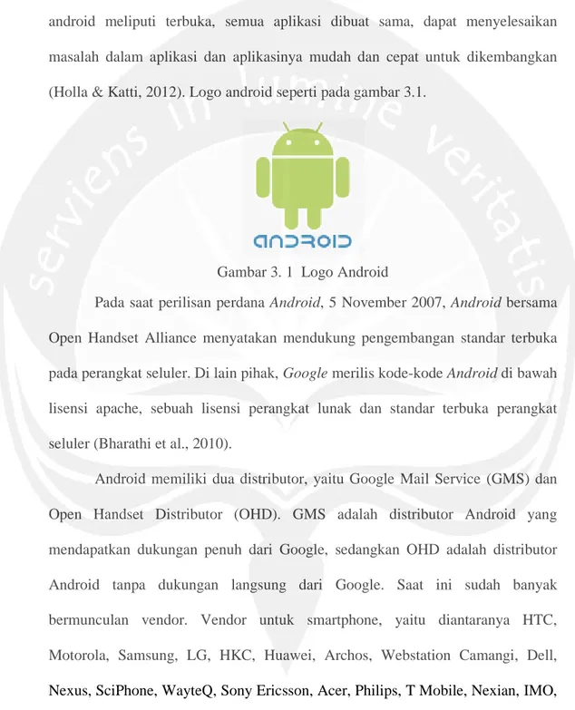 Gambar 3. 1  Logo Android 