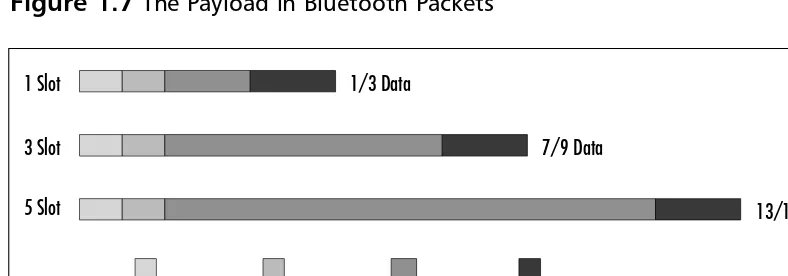 Figure 1.7 The Payload in Bluetooth Packets 
