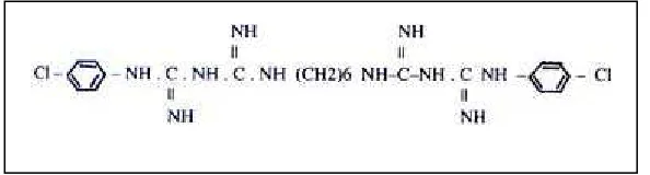 Gambar 2.3. Rumus kimia Chlorhexidine.32