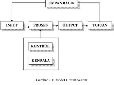 Gambar 2.1: Model Umum Sistem 