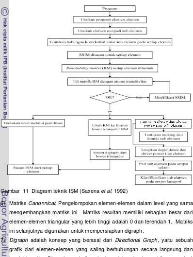 Gambar  11  Diagram teknik ISM (Saxena et al. 1992) 