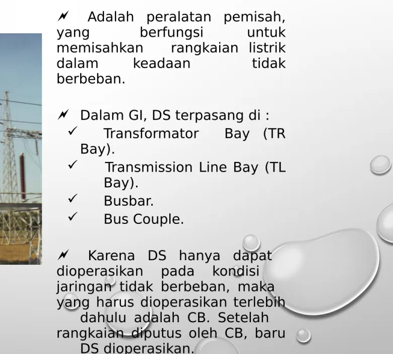 Gambar Disconnecting  Switch (DS)