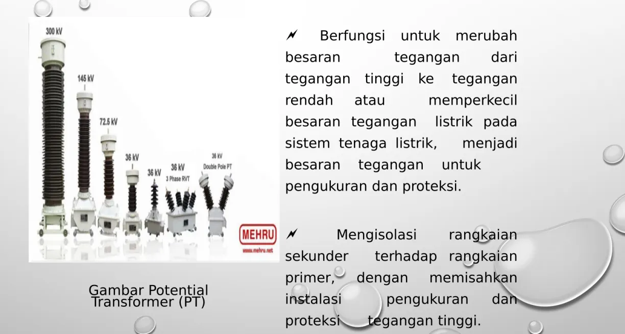 Gambar Potential  Transformer (PT)