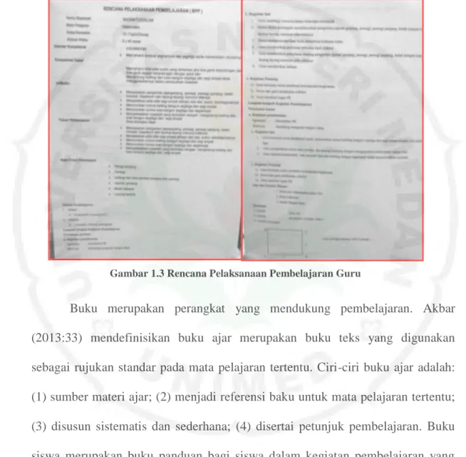 Gambar 1.3 Rencana Pelaksanaan Pembelajaran Guru 