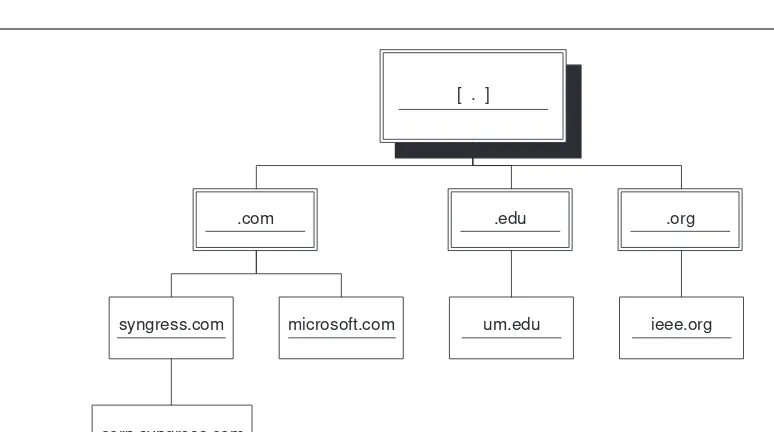Figure 2.6 DNS Hierarchy