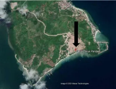 Gambar 5 zonasi peta  Sumber : Google earth 