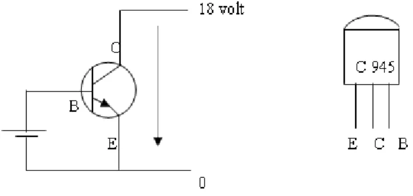 Gambar 1  Transistor Driver dan bentuk komponenTransistor  2. Relay 