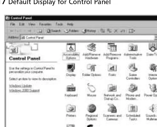 Figure 2.17 Default Display for Control Panel