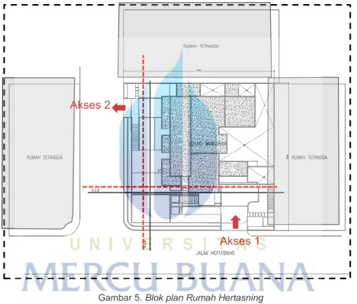 Gambar 5. Blok plan Rumah Hertasning