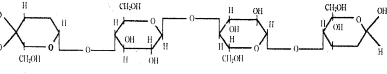Gambar 5. Struktur Molekul Avicel PH 102 (Rowe, dkk, 2006)  