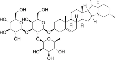 Gambar 5.1 asam betulinat, contoh struktur triterpen