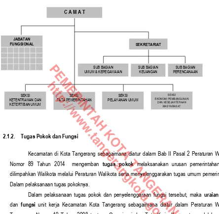 Gambar 2.1 Struktur Organisasi Kecamatan Pinang 