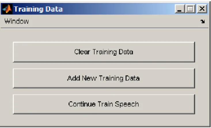 Gambar 4.5 Form Training Data. 