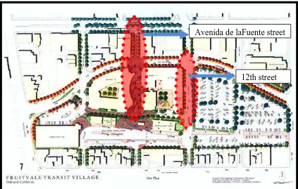 Gambar 2.9 Avenida de laFuente street (area bebas kendaraan) http://libweb.lib.buffalo.edu 