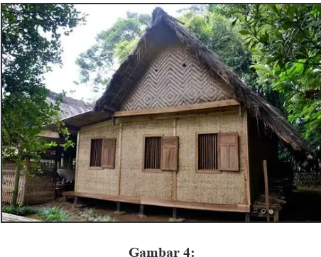 Gambar 4:Atap Rumah Adat Cikondang di Kabupaten Bandung 