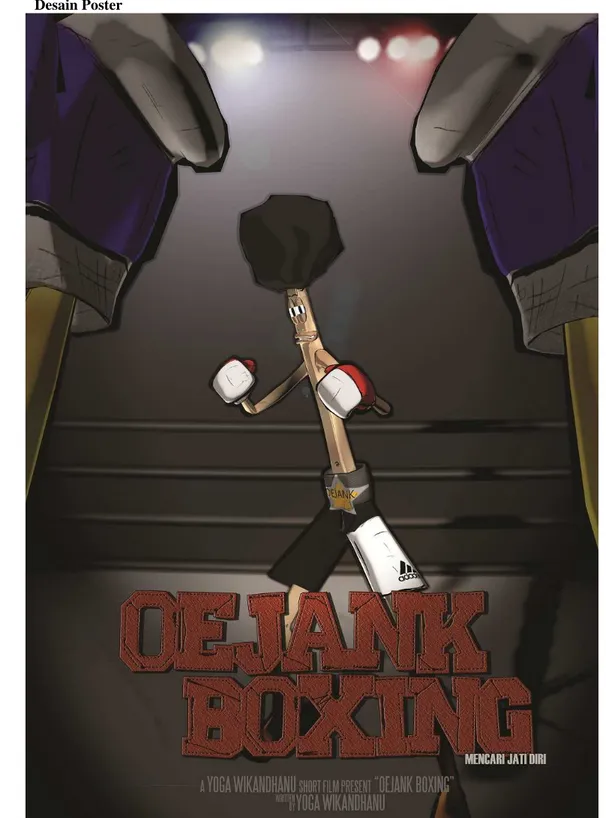 Gambar 5.8 Poster Oejank Boxing  Sumber: data pribadi 