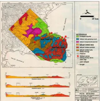 Gambar  1.  Peta  geologi  panasbumi  Tulehu      JICA (2007) 