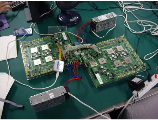 Figure 7. Prototyping the evaluation board 