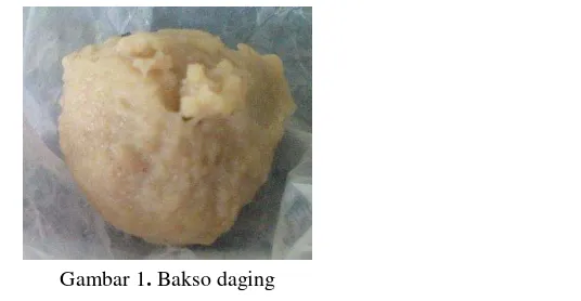 Gambar 1. Bakso daging 