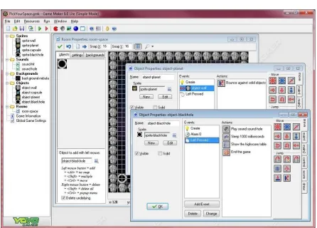 Figure 4: Pick Your Space in the GameMaker tool 