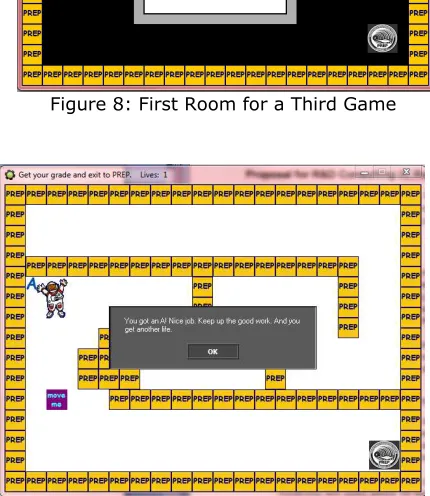 Figure 8: First Room for a Third Game 