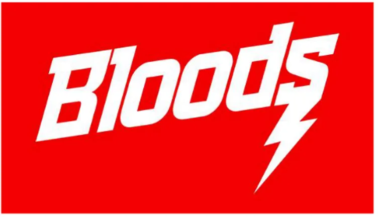Gambar II.3 Logo Utama Bloods Clothing  Sumber: Dokumentasi Pribadi 