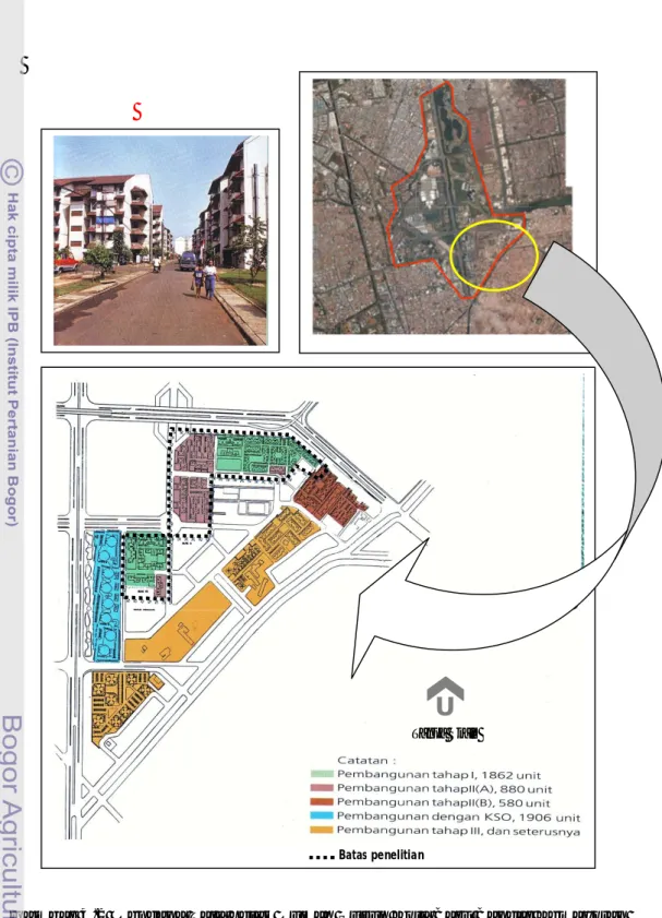 Gambar 4.2  Rencana Tata Letak Rumah Susun Kota Baru Bandar Kemayoran 