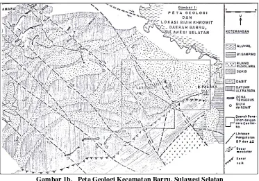 Gambar 1b.   Peta Geolog