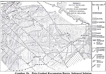 Gambar 1b.   Peta Geolog