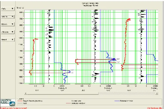 Gambar 2.16 Log Target Data Seismic 