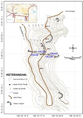 Gambar 4. Skematik stratifikasi lapisan tanah daerah penelitian (Wibowo, 2009) 