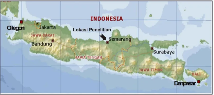 Gambar 1. Lokasi Penelitian Semarang 