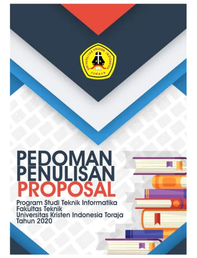 Bahasa Tata Cara Penulisan Proposal Bab I Pendahuluan Bab Ii