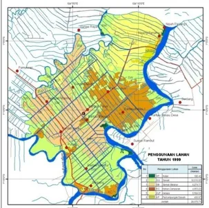 Gambar 4. Peta Penggunaan lahan 1998        