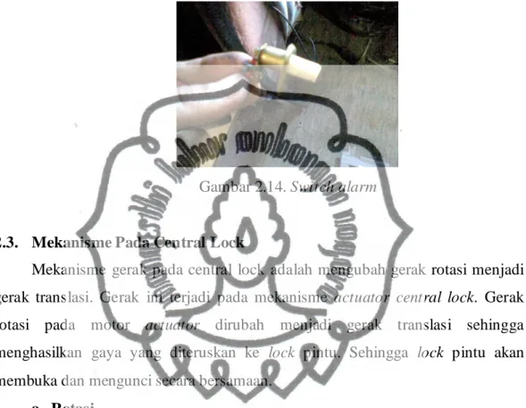 Gambar 2.14. Switch alarm 