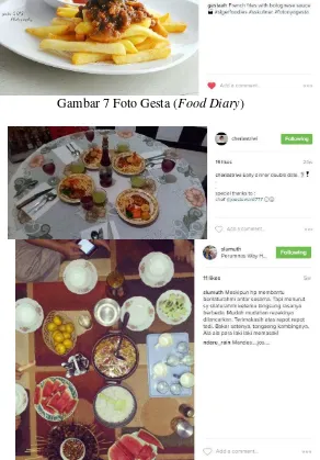 Gambar 8Foto Cheria dan Slamet (Momen makan bersama) 