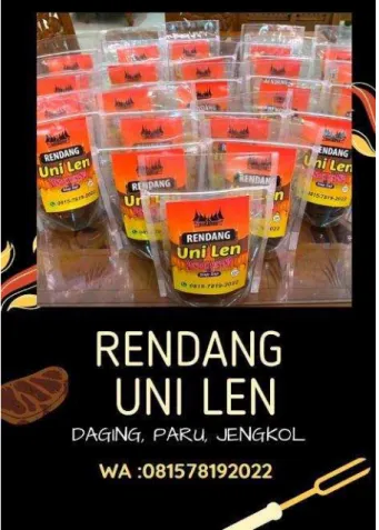 Gambar 10. Poster Rendang Uni Len 