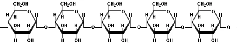 Gambar 2.3 Struktur amilosa 