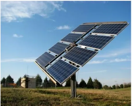 Gambar 3 pembangkit listrik tenaga surya
