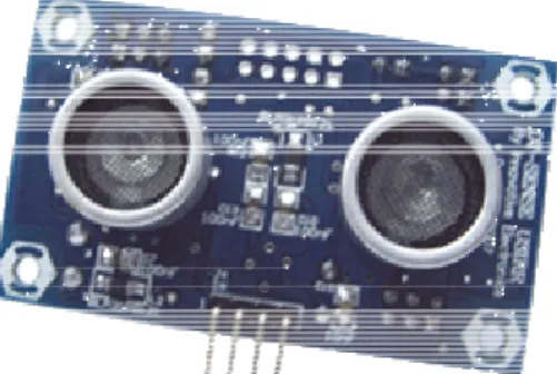 Gambar 2.8. Modul Sensor UltraSonic and InfraRed Ranger  (www.innovativeelectronics.com, 2009) 