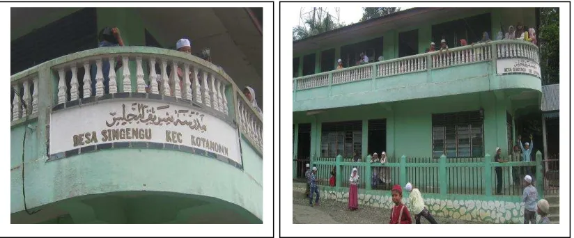 Gambar 12,13. Madrasah Syariful Majlis, Desa Singengu Jae 